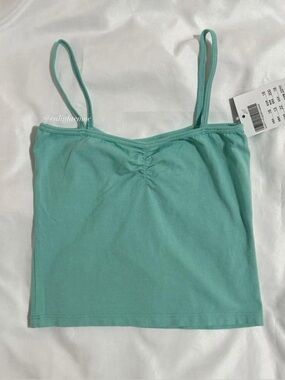Brandy Melville seafoam teal Faye tank top